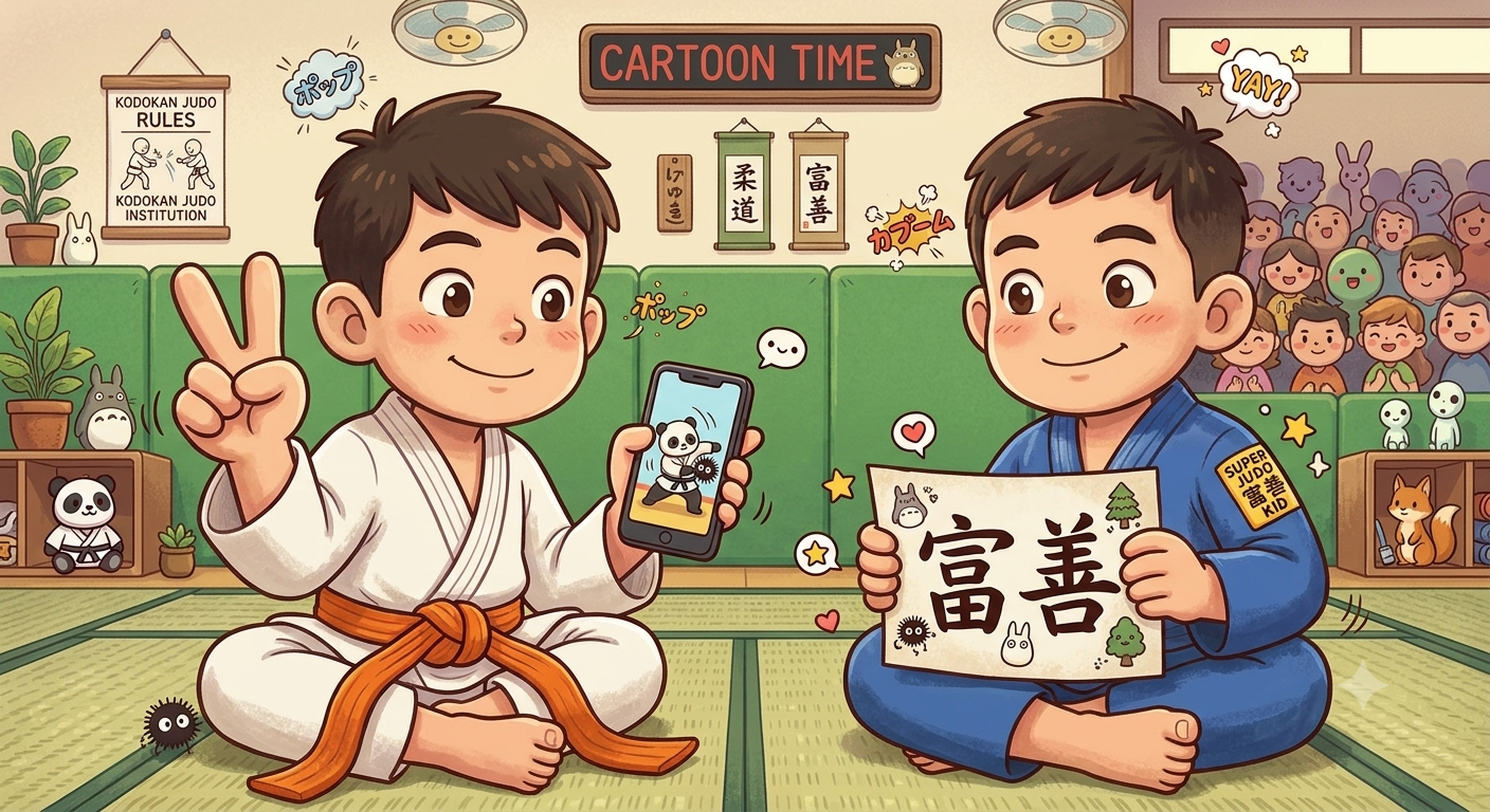 柔道錦標賽獲獎合照